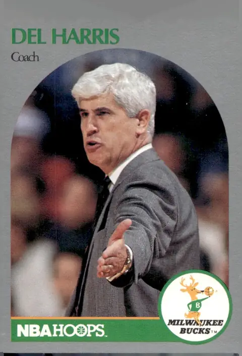 1990-91 NBA Hoops #319 Del Harris