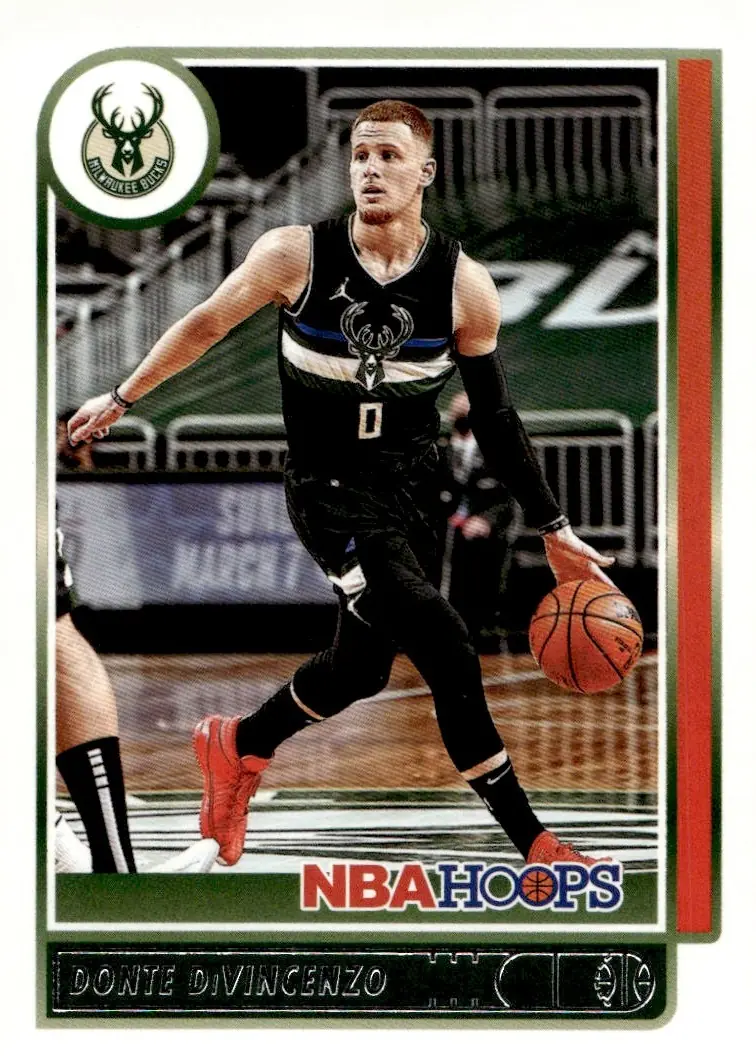 2021-22 NBA Hoops #93 Donte DiVincenzo (front)