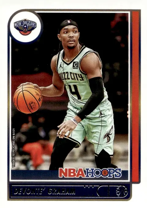 2021-22 NBA Hoops #180 Devonte' Graham