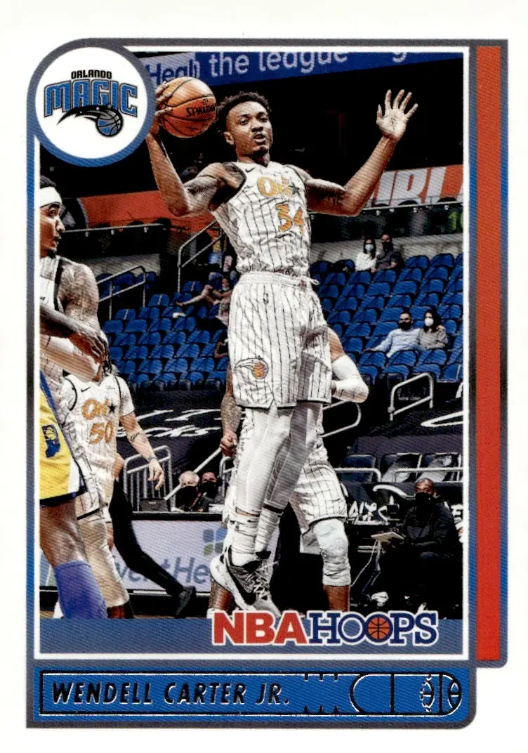 2021-22 NBA Hoops #42 Wendell Carter Jr. (front)