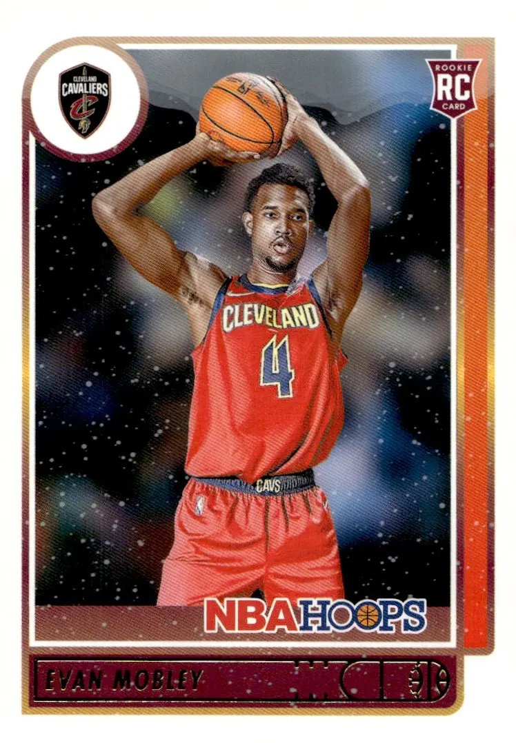 2021-22 NBA Hoops #234 Evan Mobley (front)