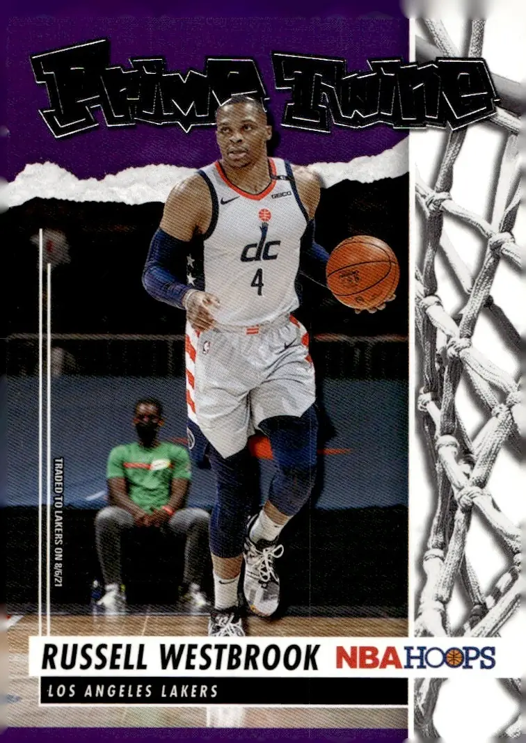 2021-22 NBA Hoops #16 Russell Westbrook (front)