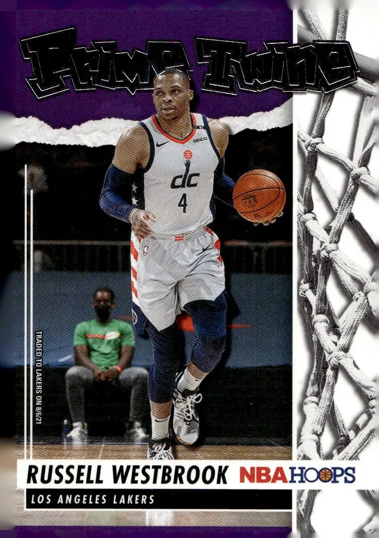 2021-22 NBA Hoops #16 Russell Westbrook (front)