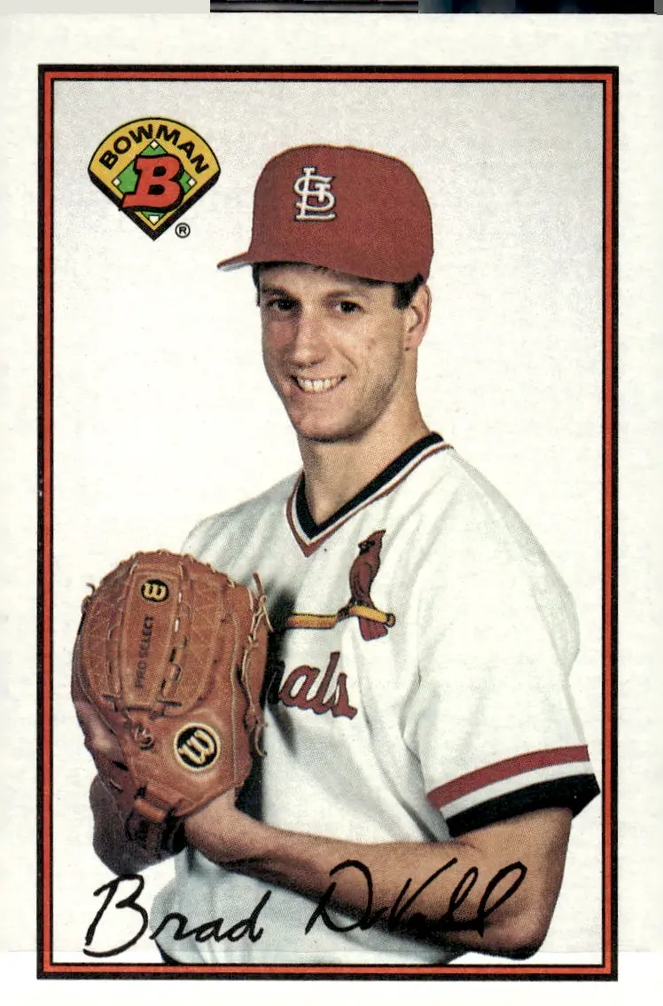 1989 Bowman #430 Brad DuVall (front)