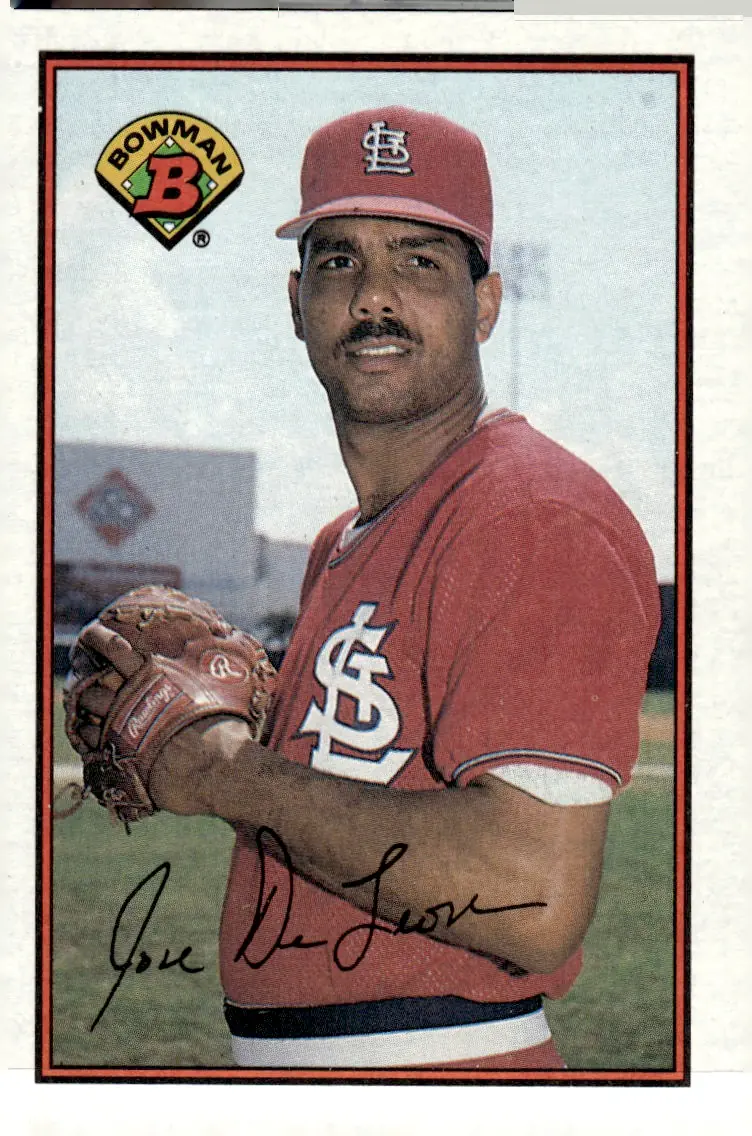 1989 Bowman #431 Jose DeLeon (front)