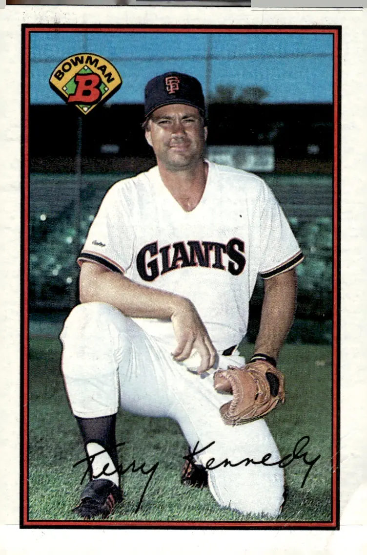 1989 Bowman #470 Terry Kennedy (front)