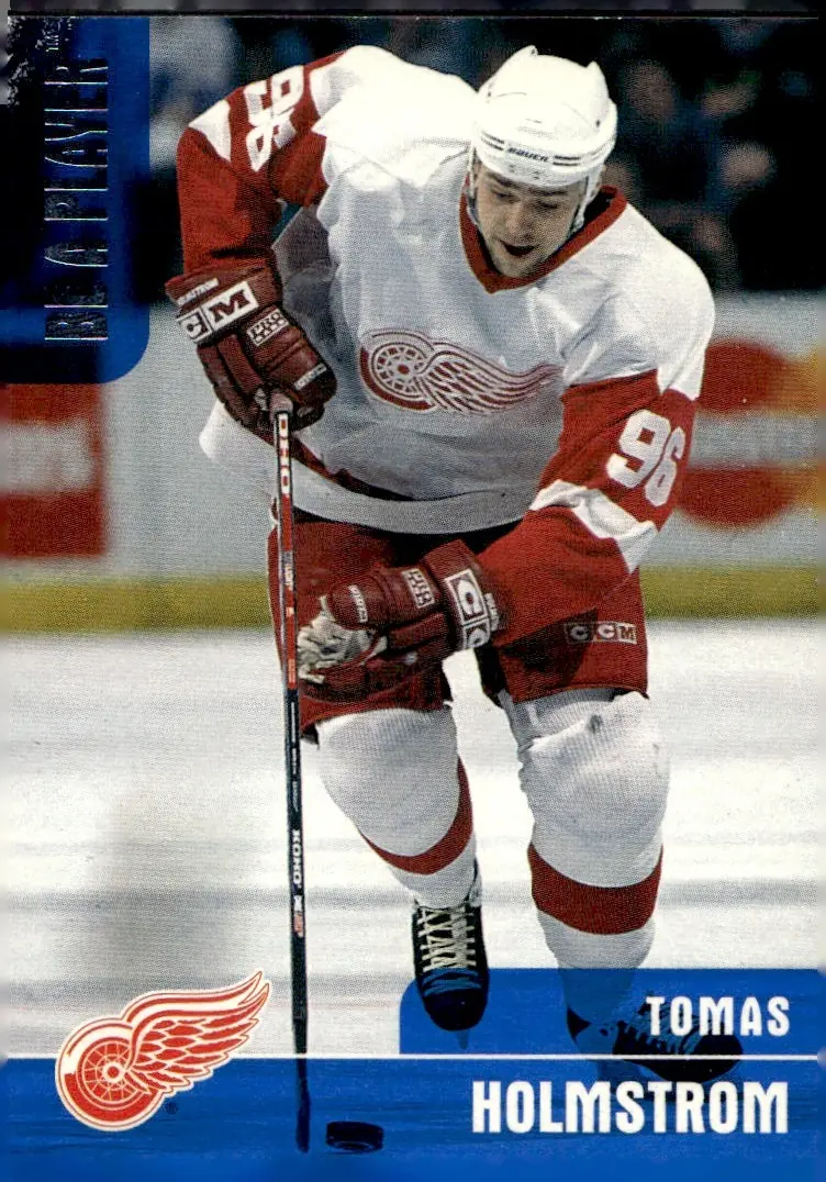 1999-00 Be A Player Memorabilia #132 Tomas Holmstrom (front)