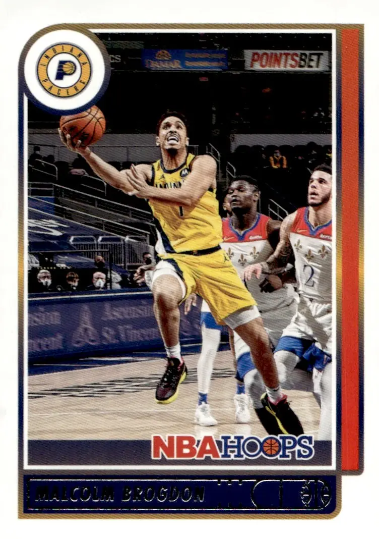2021-22 NBA Hoops #153 Malcolm Brogdon (front)