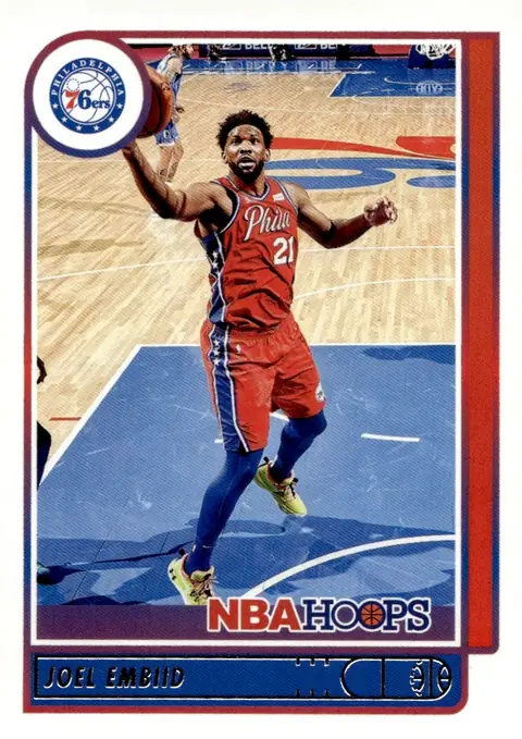2021-22 NBA Hoops #27 Joel Embiid