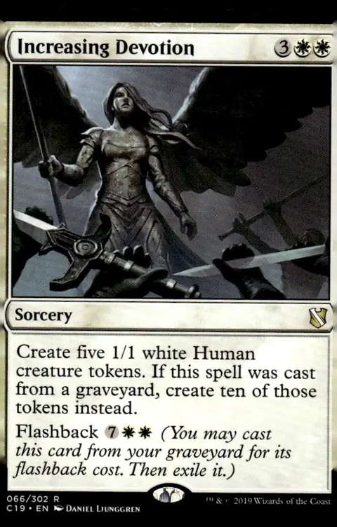 2019 Commander 2019 (C19) #066/302 Increasing Devotion