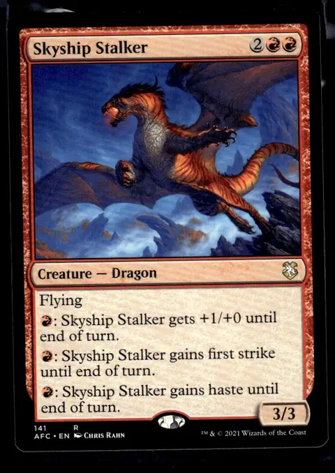 2021 Commander: Adventures in the Forgotten Realms (AFC) #141 Skyship Stalker