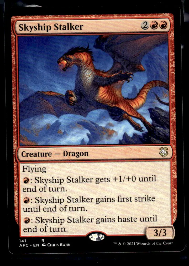 2021 Commander: Adventures in the Forgotten Realms (AFC) #141 Skyship Stalker (front)
