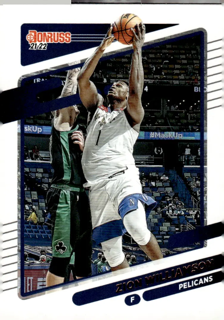 2021-22 Donruss Basketball #189 Zion Williamson (front)