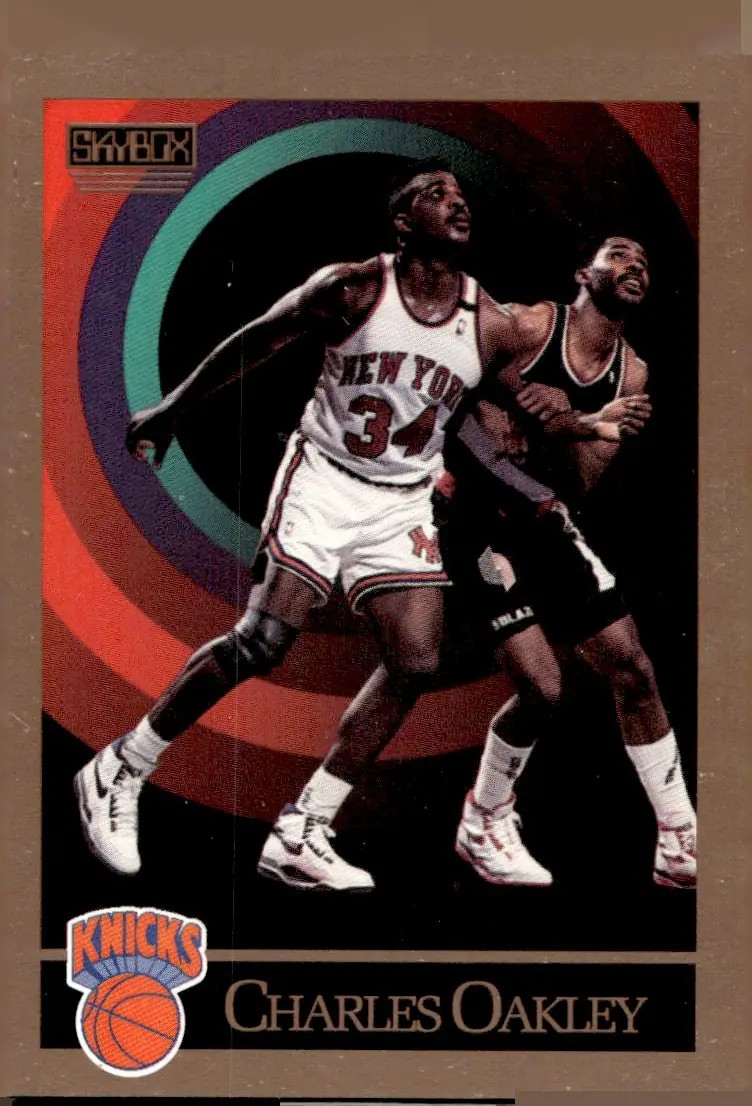 1990-91 SkyBox #191 Charles Oakley (front)