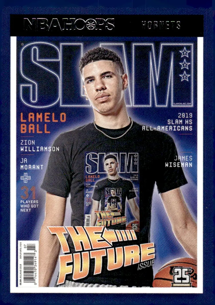 2021-22 NBA Hoops #SLAM #222 LaMelo Ball (front)
