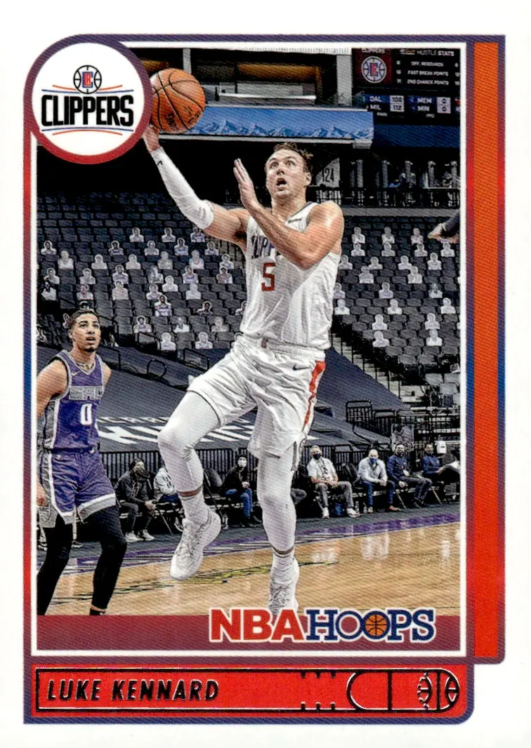 2021-22 NBA Hoops #116 Luke Kennard (front)