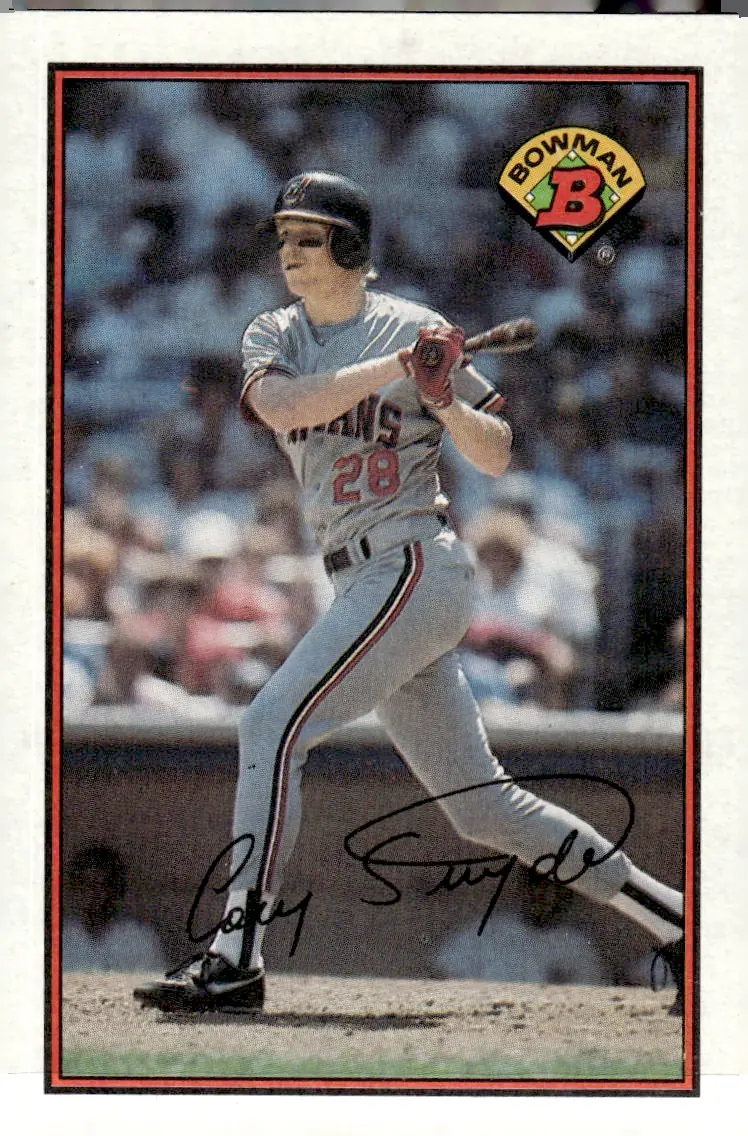 1989 Bowman #89 Cory Snyder (front)
