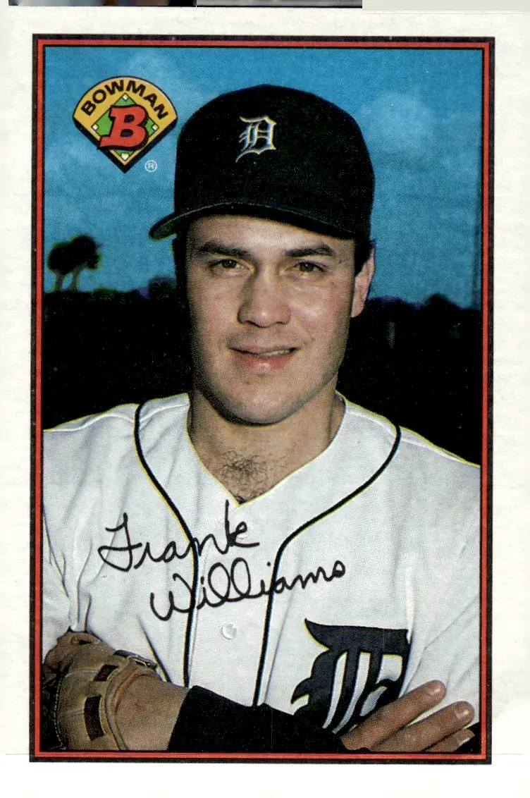 1989 Bowman #100 Frank Williams (front)