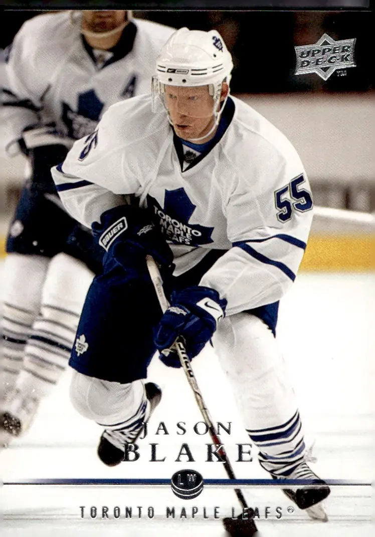 2008-09 Upper Deck Hockey Series 2 #431 Jason Blake (front)
