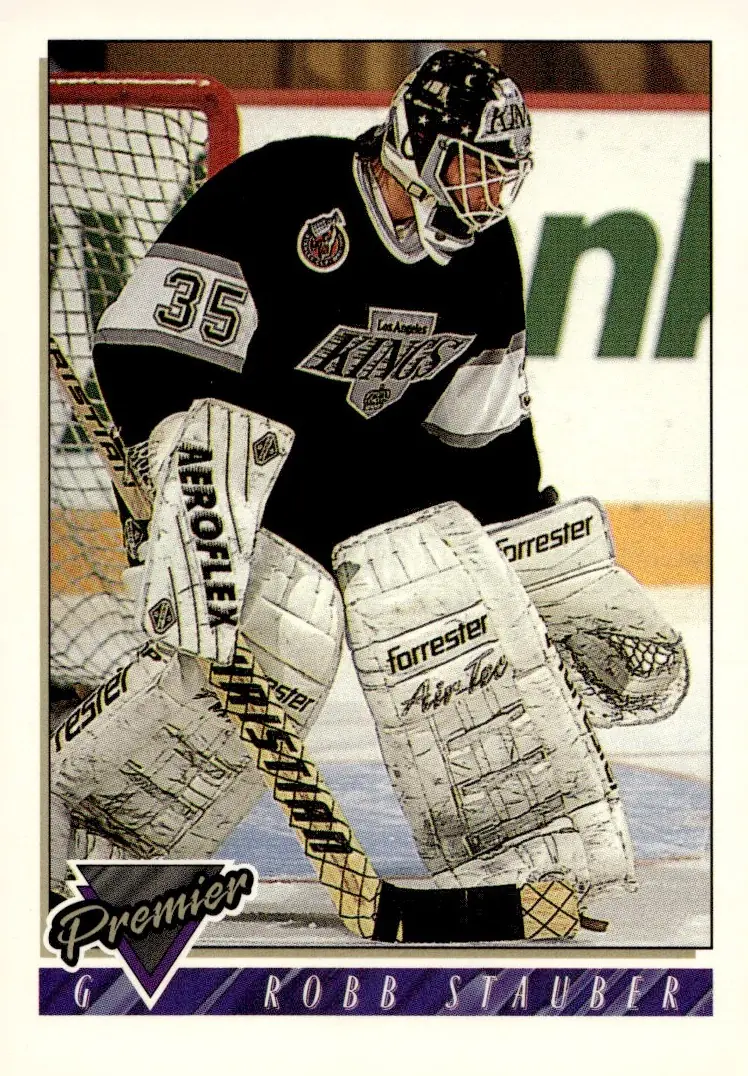 1993-94 Topps Premier #109 Robb Stauber (front)