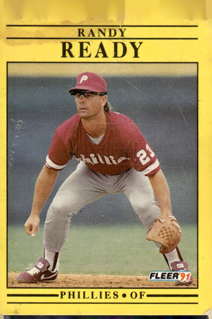 1991 Fleer #410 Randy Ready (front)