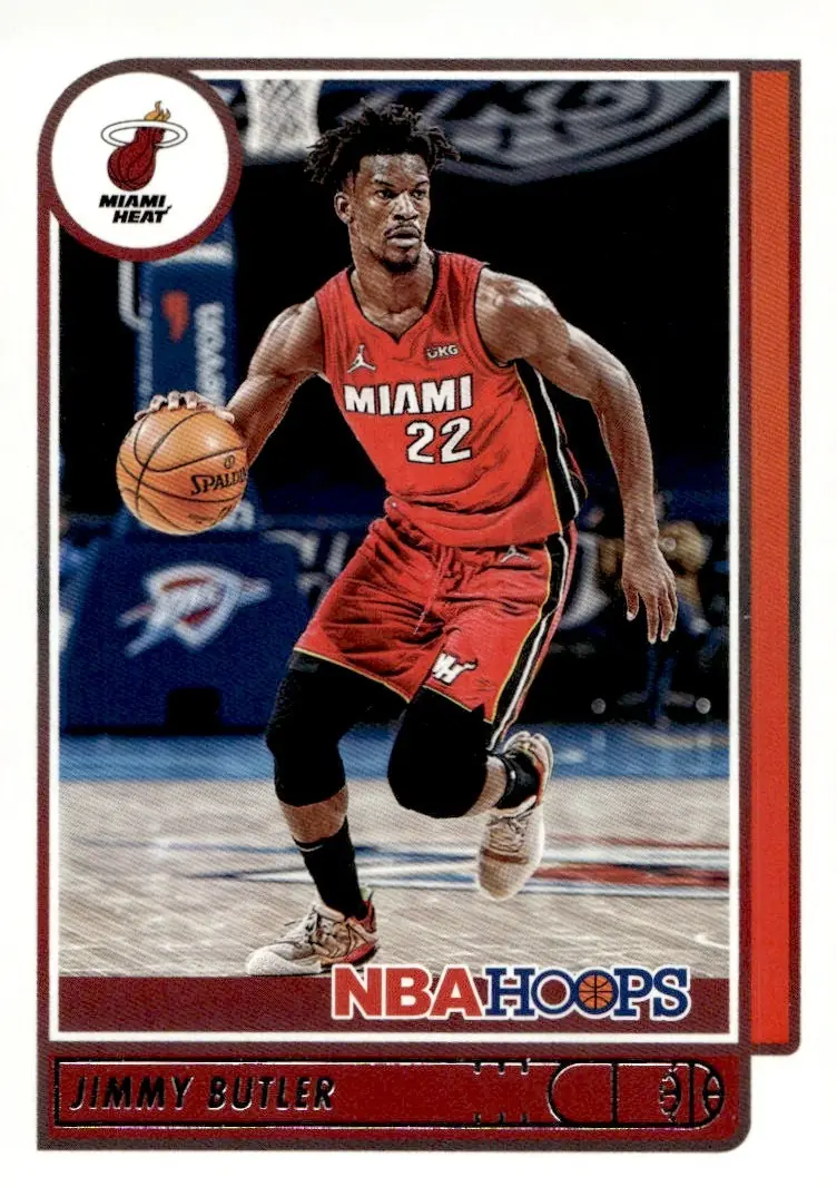 2021-22 NBA Hoops #10 Jimmy Butler (front)