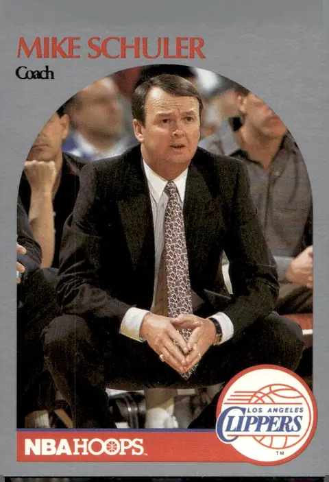 1990-91 NBA Hoops #316 Mike Schuler