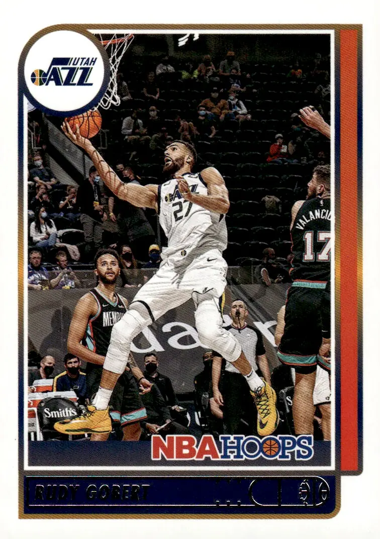 2021-22 NBA Hoops #169 Rudy Gobert (front)