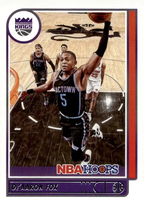 2021-22 NBA Hoops #88 De'Aaron Fox