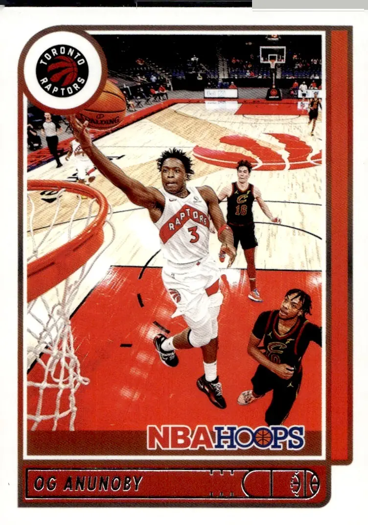 2021-22 NBA Hoops #99 OG Anunoby (front)