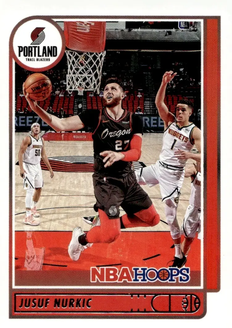 2021-22 NBA Hoops #121 Jusuf Nurkic (front)