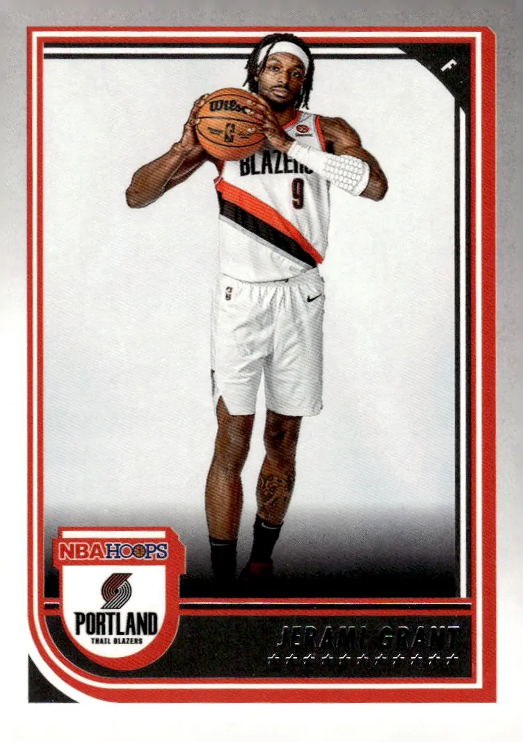 2022-23 NBA Hoops #60 Jerami Grant (front)