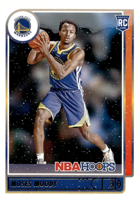 2021-22 NBA Hoops #229 Moses Moody – Winter