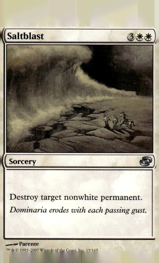 2007 Planar Chaos (PLC) #15/165 Saltblast (front)