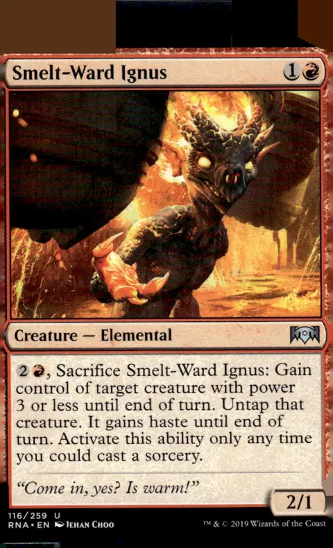 2019 Ravnica Allegiance (RNA) #116/259 Smelt-Ward Ignus
