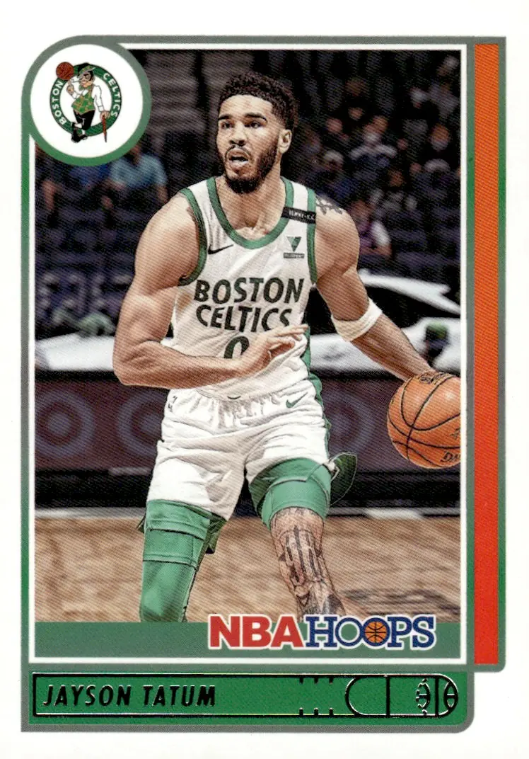 2021-22 NBA Hoops #197 Jayson Tatum (front)