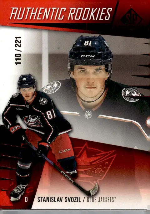 2023-24 SP Game Used #233 Stanislav Svozil – Red