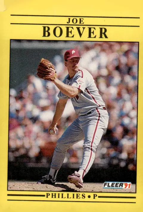 1991 Fleer #387 Joe Boever