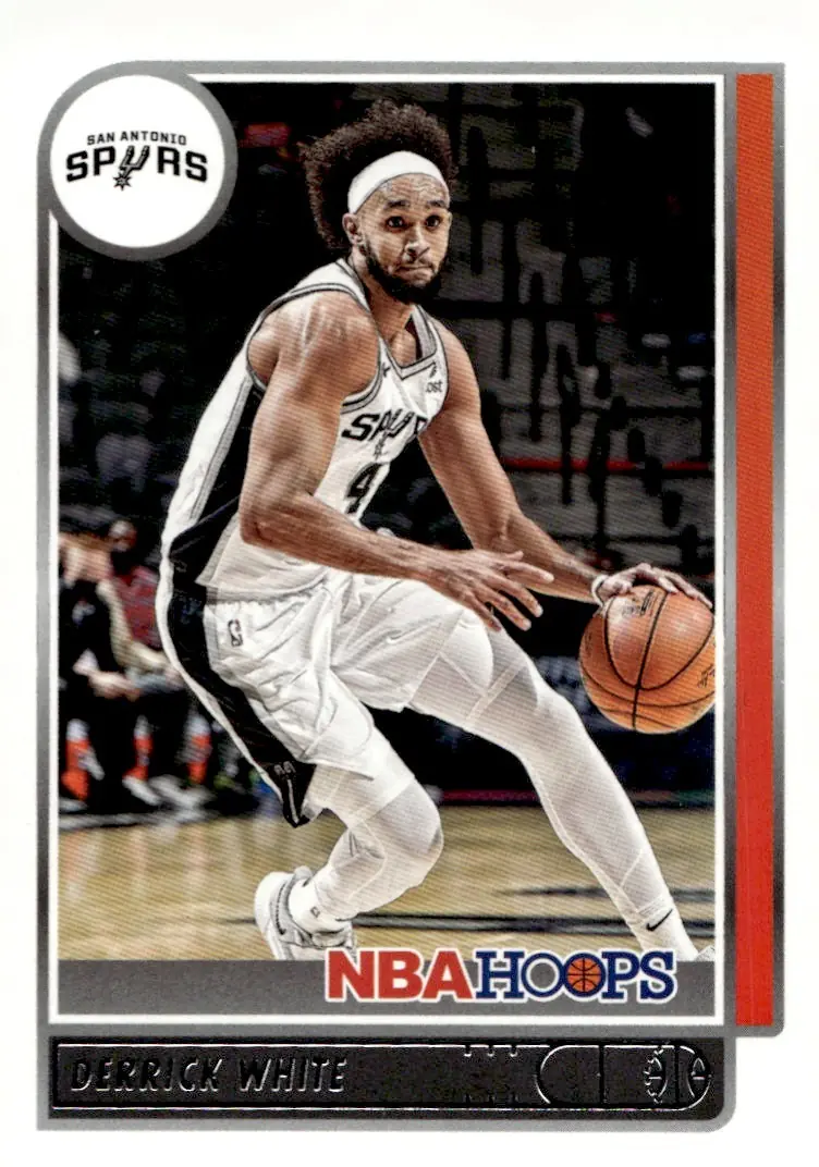 2021-22 NBA Hoops #24 Derrick White (front)