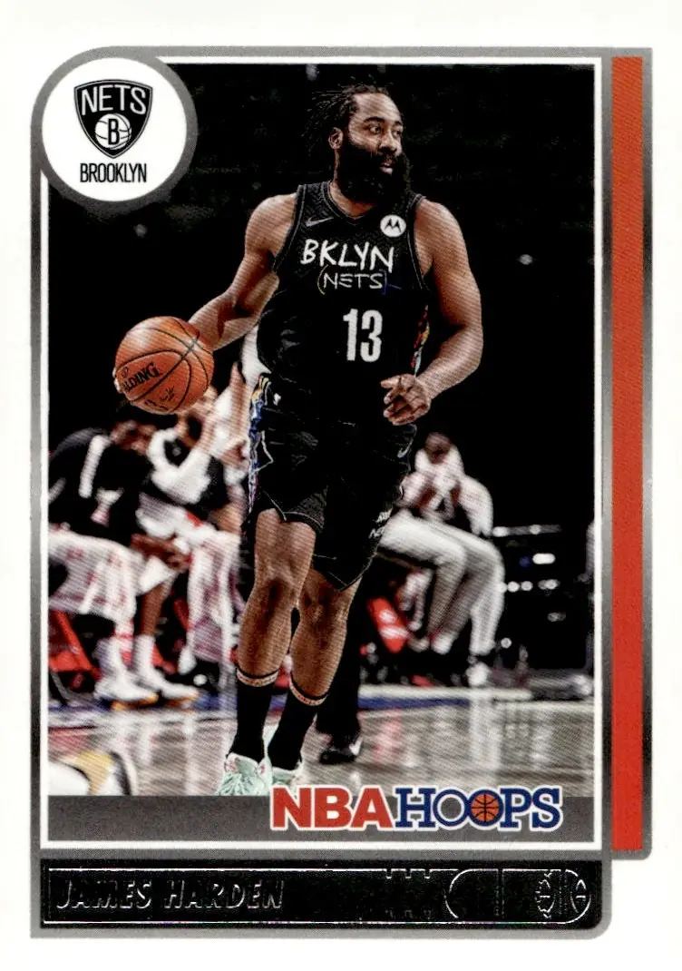 2021-22 NBA Hoops #67 James Harden (front)