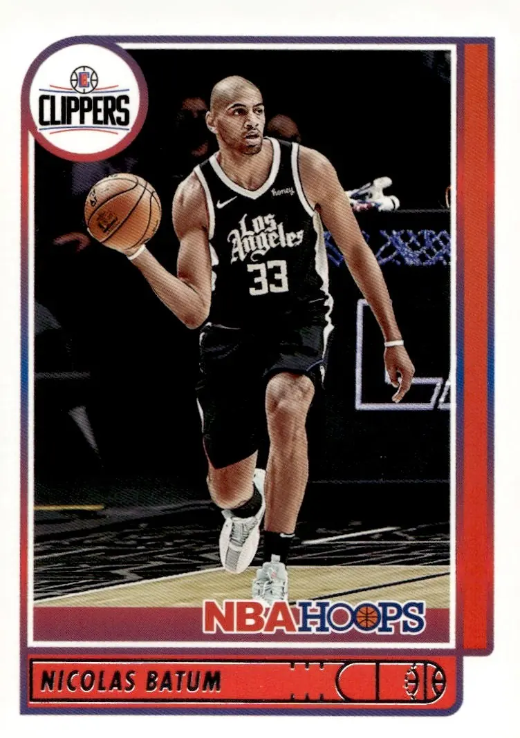 2021-22 NBA Hoops #96 Nicolas Batum (front)