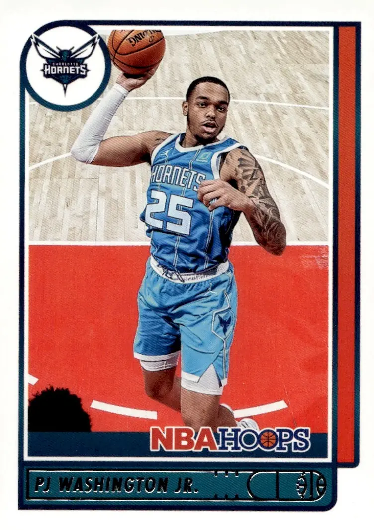 2021-22 NBA Hoops #170 PJ Washington Jr. (front)
