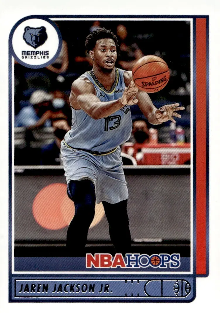 2021-22 NBA Hoops #172 Jaren Jackson Jr. (front)