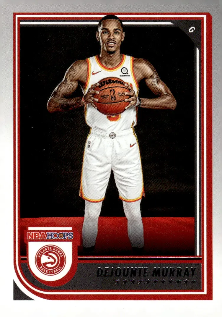 2022-23 NBA Hoops #150 Dejounte Murray (front)