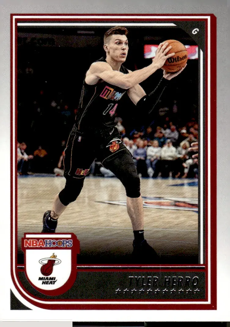 2022-23 NBA Hoops #96 Tyler Herro (front)