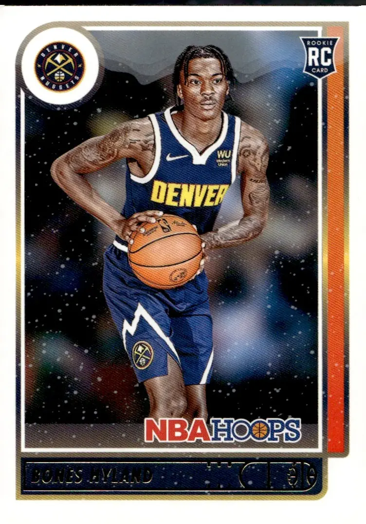 2021-22 NBA Hoops #224 Bones Hyland (front)