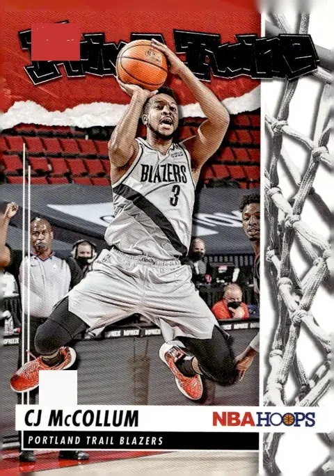 2021-22 NBA Hoops #14 CJ McCollum