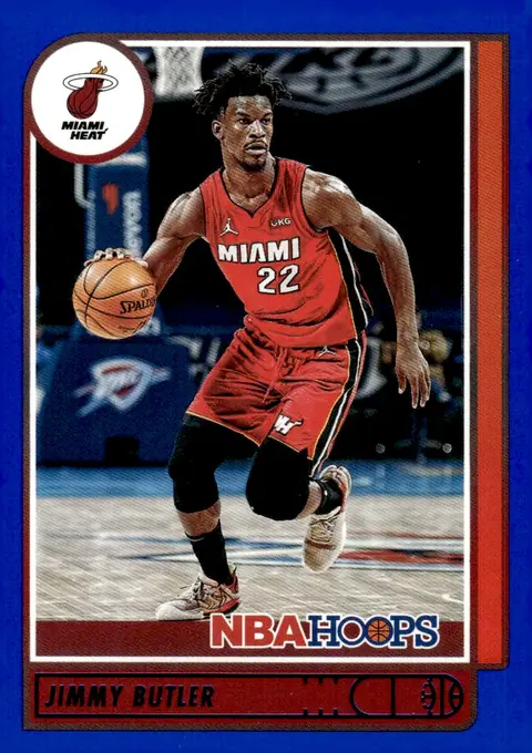 2021-22 NBA Hoops #10 Jimmy Butler – Blue