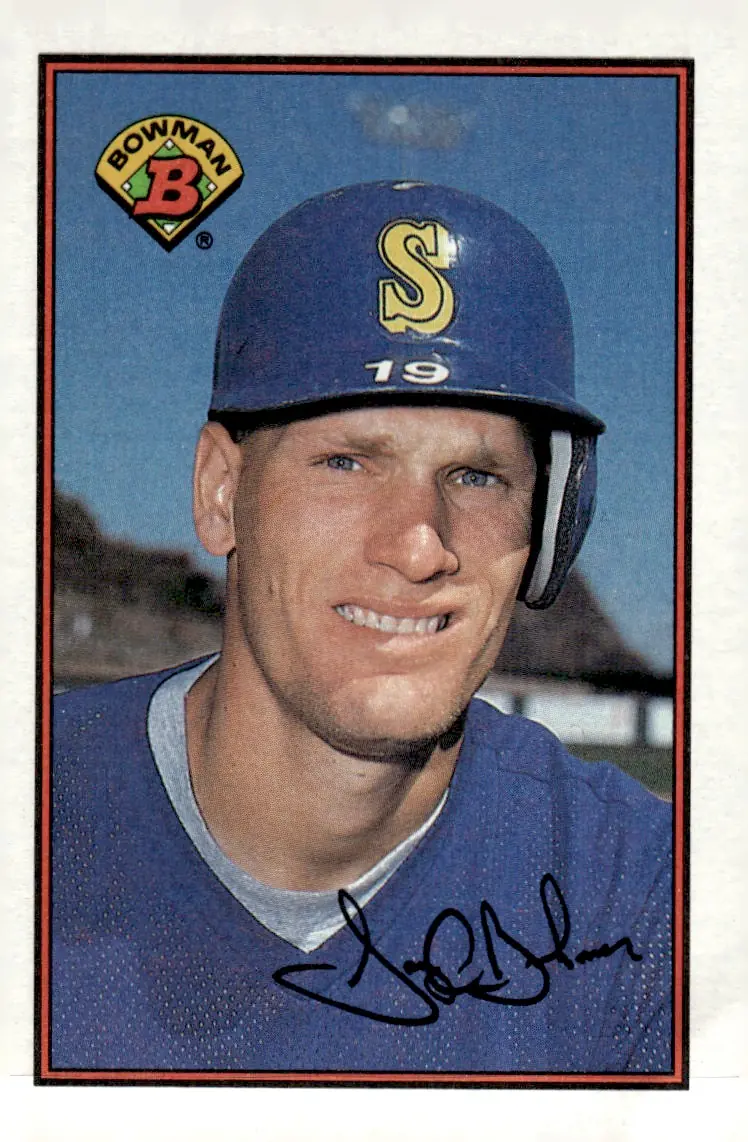 1989 Bowman #219 Jay Buhner (front)