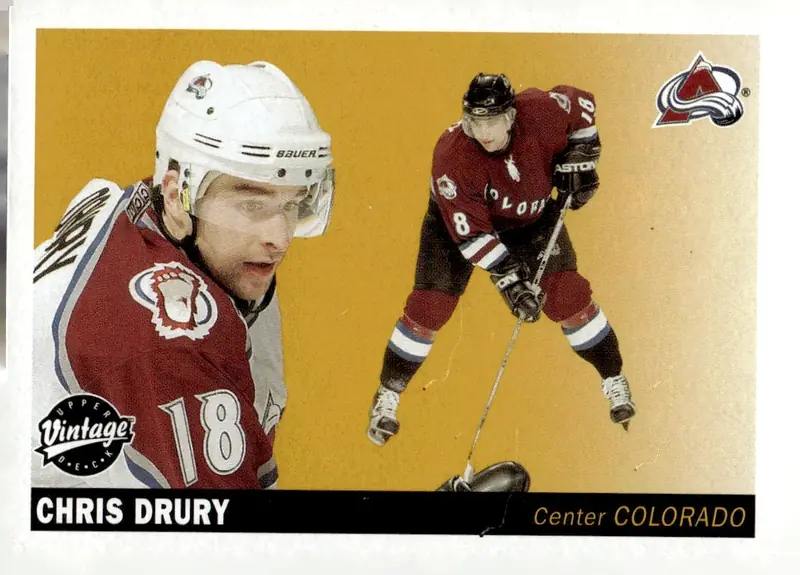 2002-03 Upper Deck Vintage #69 Chris Drury (front)